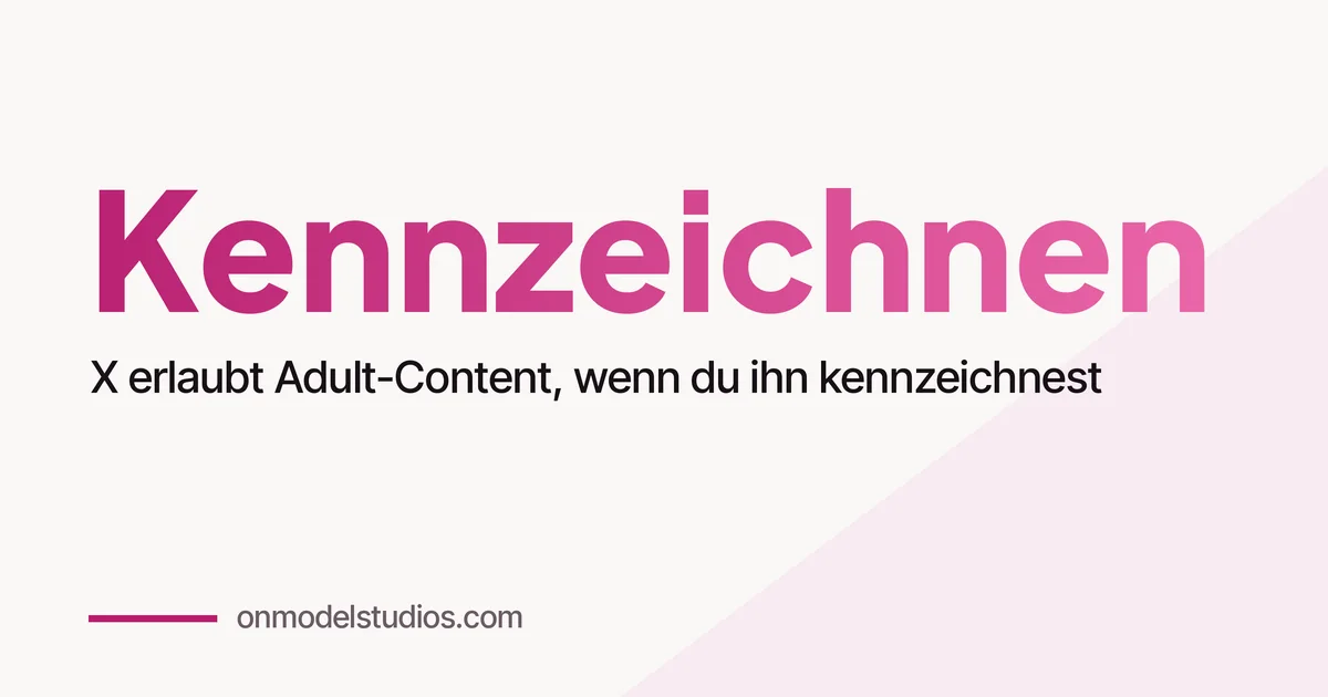 OnlyFans auf X (Twitter) bewerben, ohne deinen Account zu verlieren