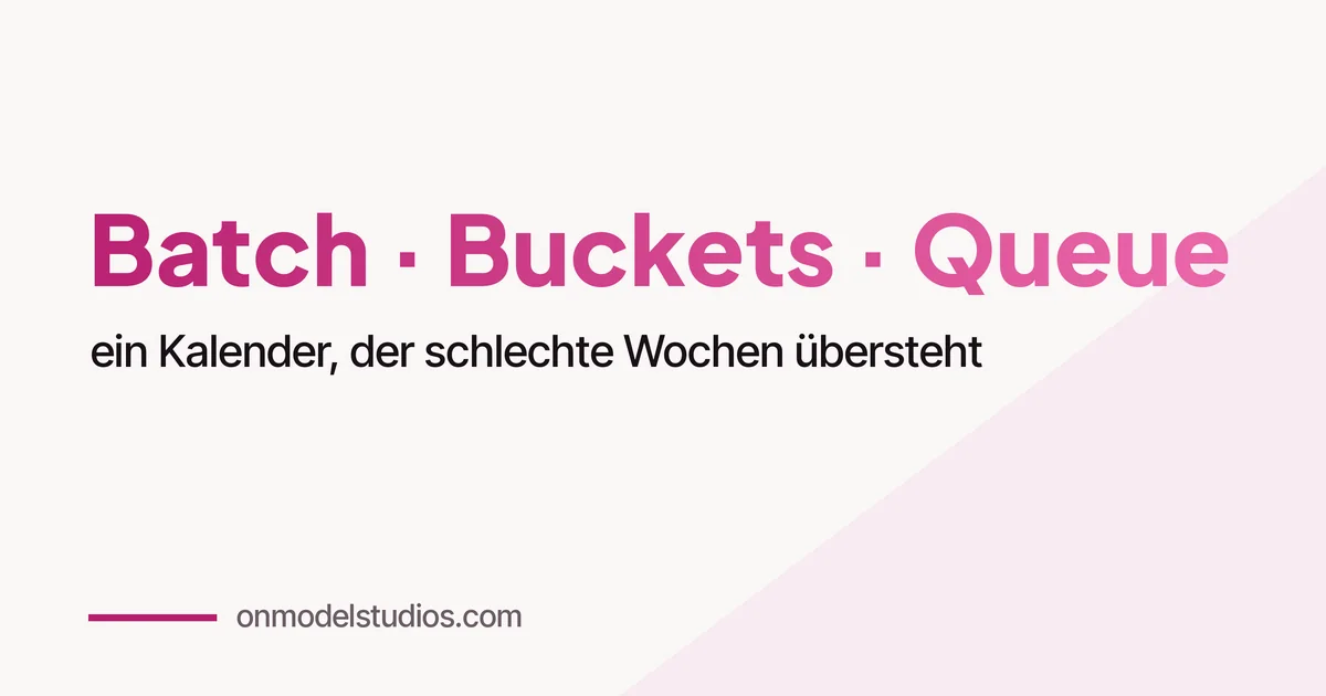Ein einfacher Content-Kalender, an den du dich wirklich hältst