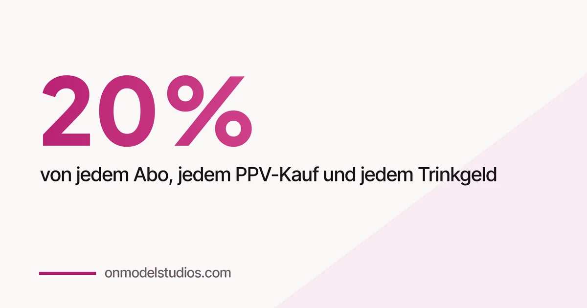 Wie viel nimmt OnlyFans? Die 20-Prozent-Gebühr erklärt
